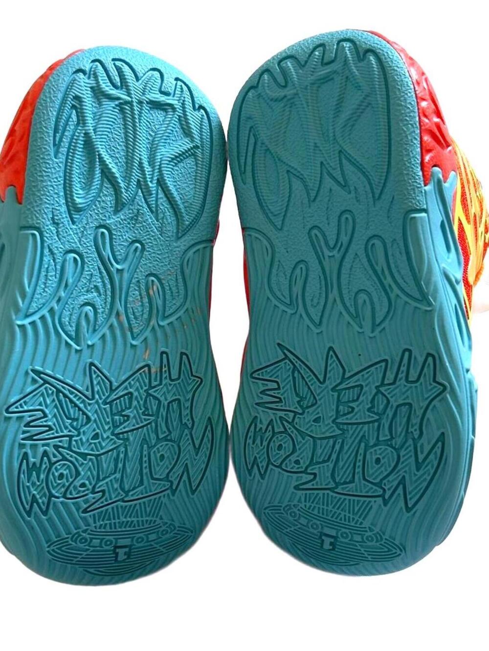 Puma LaMelo Ball MB.04 Phoenix Sneakers "Red/Blue" 311674-01 Toddler 5C | NWT - Picture 5 of 5